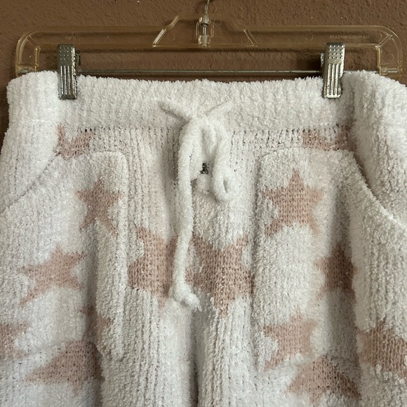 POL White and Pink Star Cowl Neck Sweater with matching pants. - Picture 10 of 12